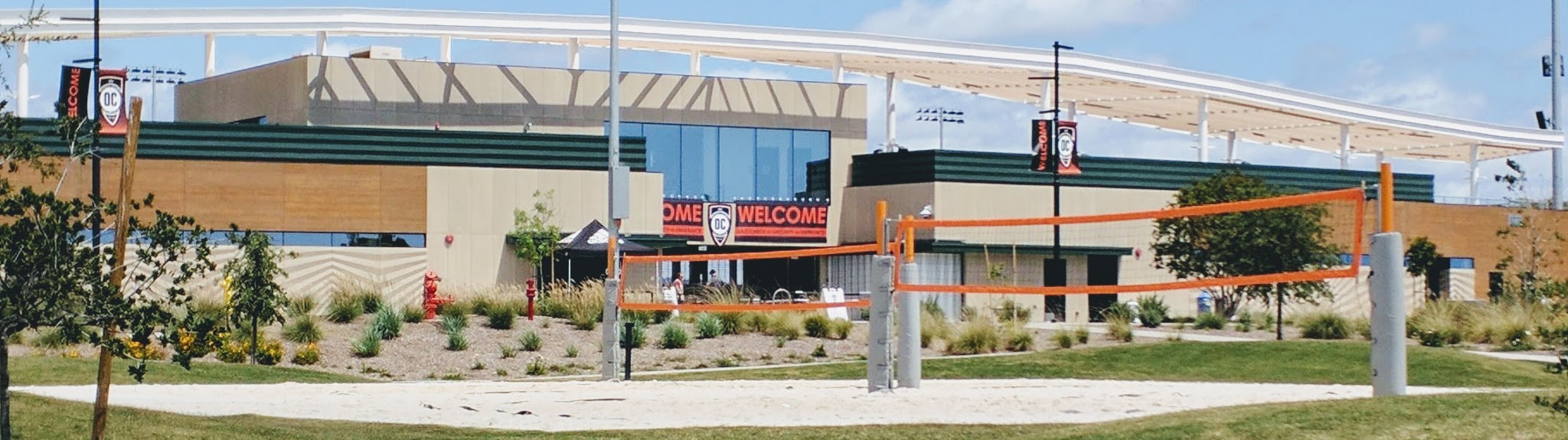 courts and stadium